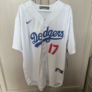 Nike Los Angeles Dodgers Shohei Ohtani White #17 Jersey